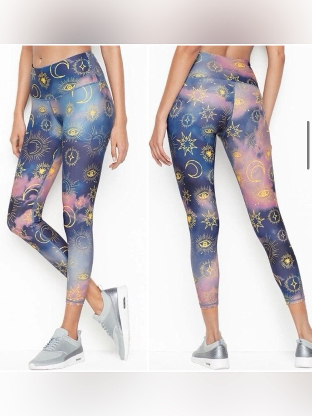 Victoria’s Secret Celestial 7/8 Leggings Work Out Sun Moon Stars Size Small